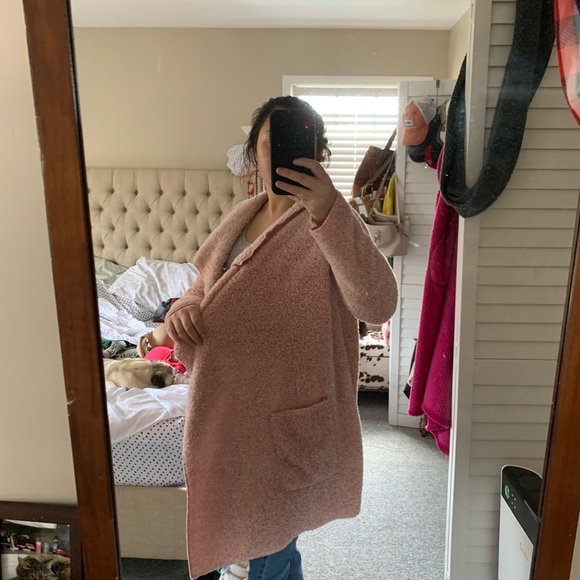 Pink Fuzzy Sweater - Picture 3 of 5